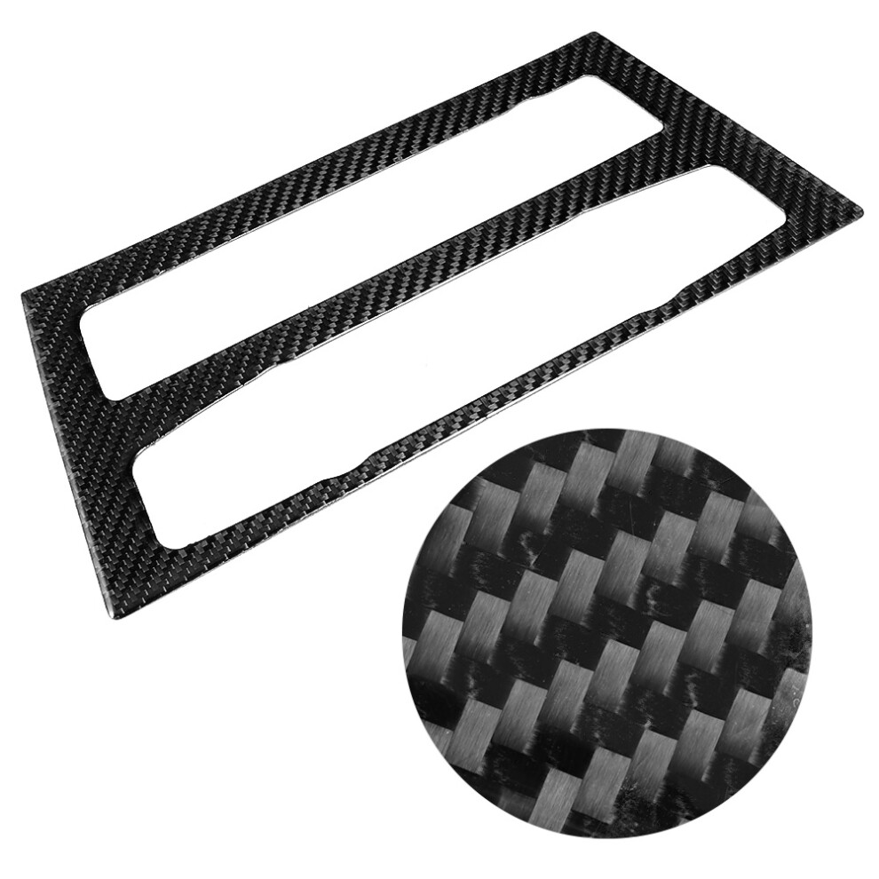 Carbon Fiber Air Conditioning Cd Panel Trim Frame Decoration Fit For F25 X3 F26 X4 4961323420509