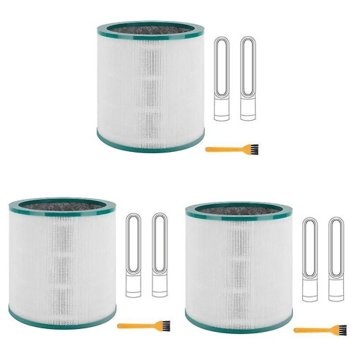 3X Replacement Air Purifier Filter For Dyson Tp00 Tp02 Tp03 Tower Purifier Pure Cool Link-12177
