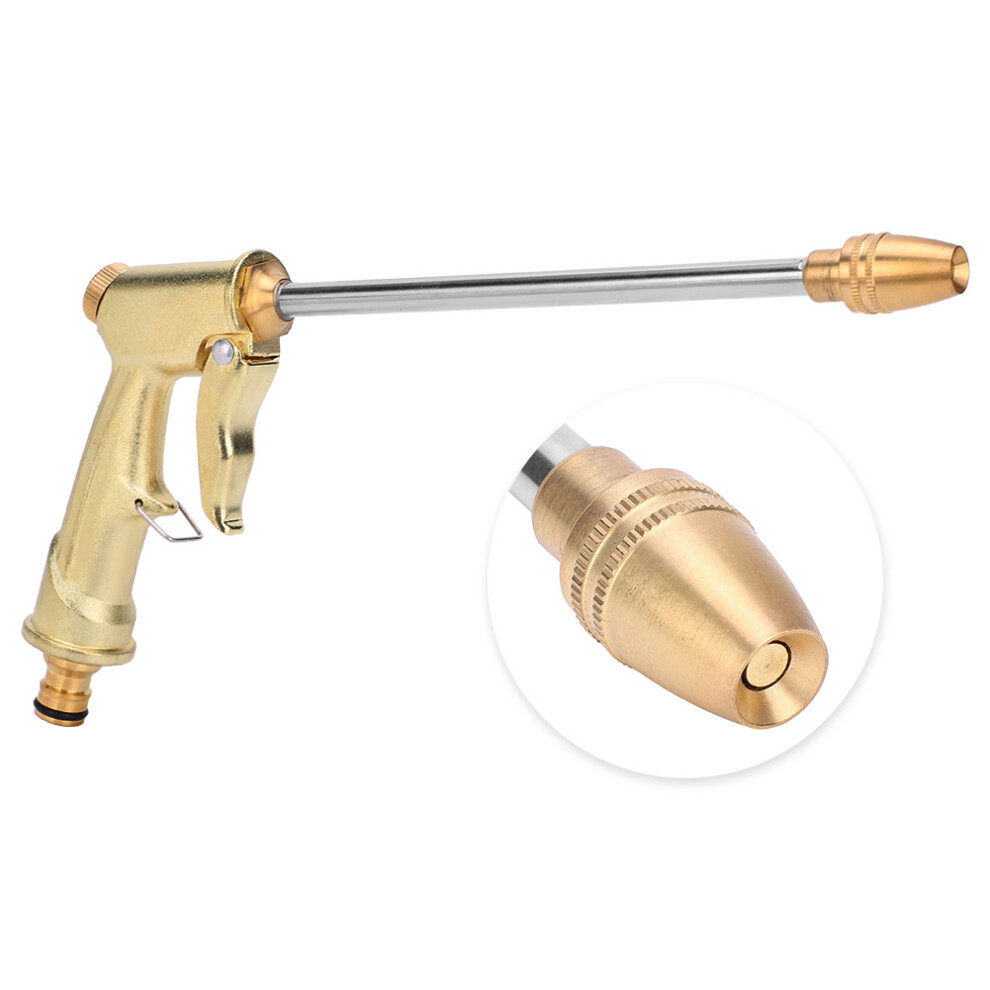 Car Washing Water Gun Brass Electroplating High Pressure Household Cleaning Spray 7611323422931