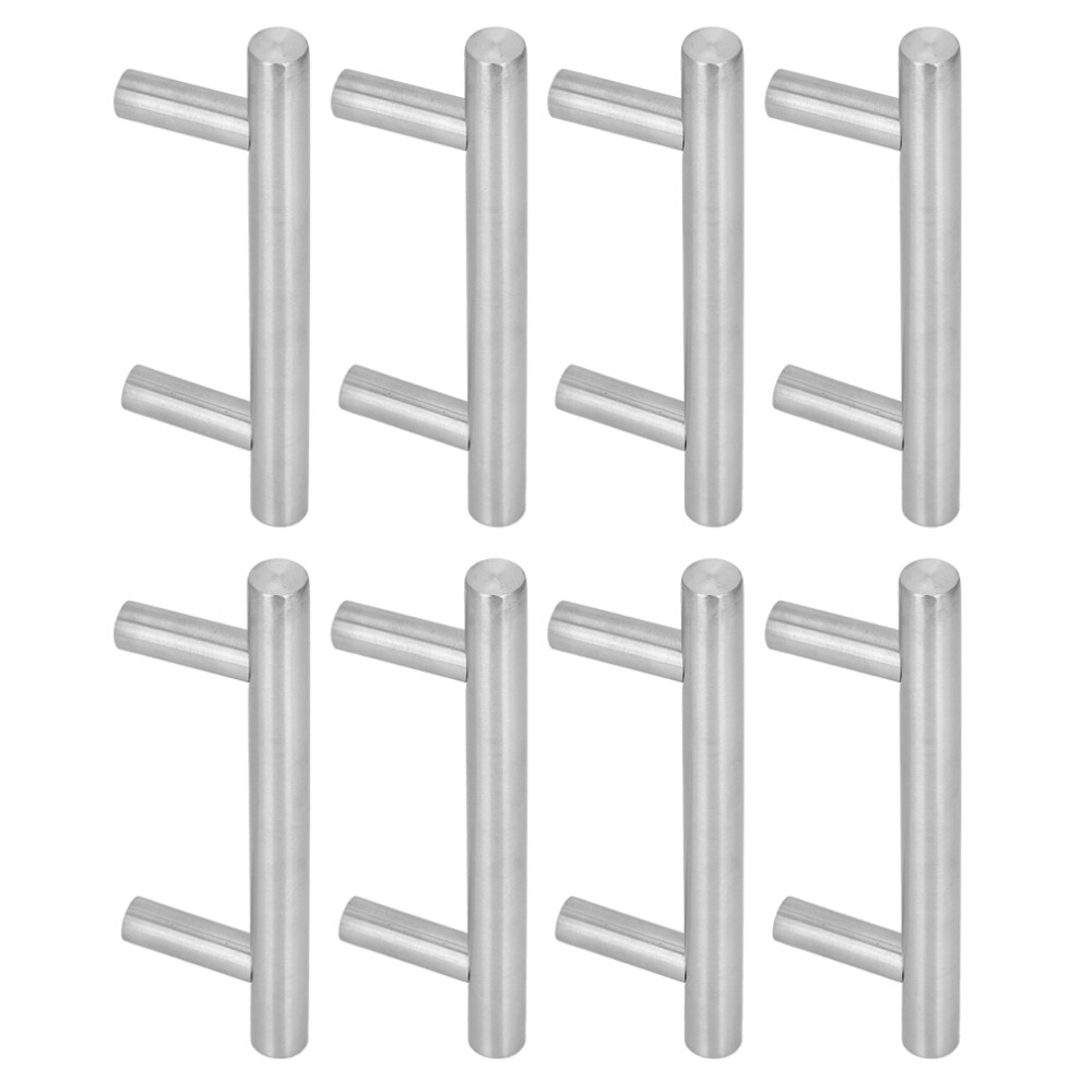 8Pcs Stainless Steel T‑Bar Handle Home Furniture Hardware For Wardrobes Drawer Cabinet Doors 7611323423938