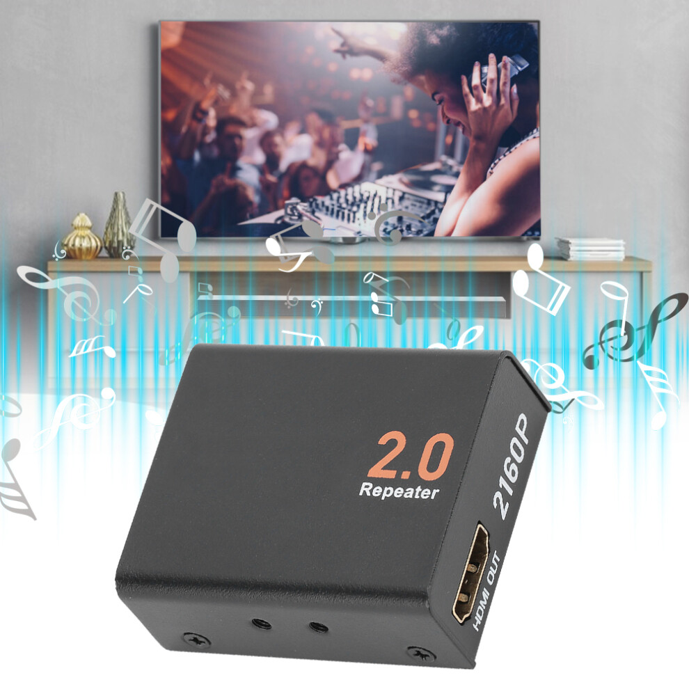 Hdmi 2.0 Splitter Repeater Extender Signal Amplifier Adapter 4K/2K@60Hz For Hdtv/Ps4/Dvd 8771323424119
