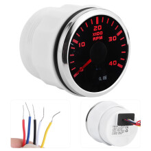 Digitaler Tacho 52mm, 4K U/min LCD, wasserdicht für Autos, Boote, Motorräder