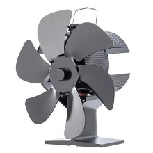 6 Blades Heat Powered Stove Fan Home Fireplace Fan Quiet Log Wood Burner Ecofan Efficient Heat Distribution