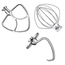 Mixer Aid Attachment Parts Accessories For Kitchenaid 5 Quart Stand Mixer K5WW Wire Whip& 5K7SDH Dough