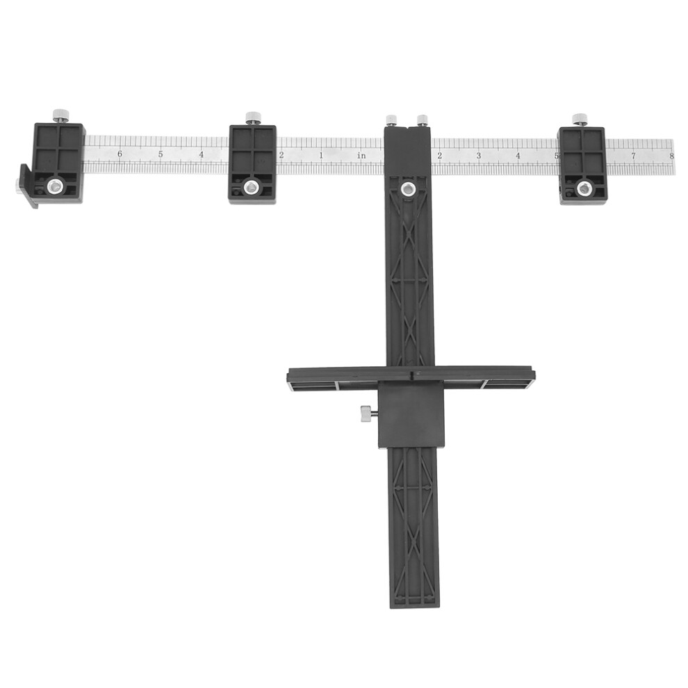 Cabinet Hardware Jig Adjustable Handle Punch Locator Woodworking Multifunction Drill Guide Tool 9401323427757