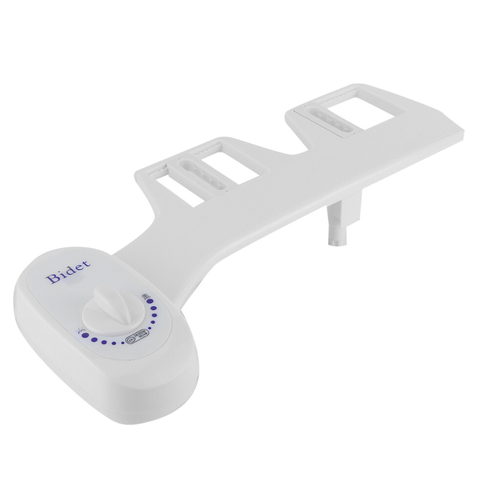 Non‑Electric Mechanical Toilet Bidet Sprayer Self Cleaning With Single Nozzle Attachment White(G1/2 ) 9481323428916