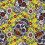4Pcs Cotton Fabric 4 Colors Punk Skull Pattern DIY HandMade PatchWork Sewing Craft 50x50cm 5