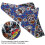 4Pcs Cotton Fabric 4 Colors Punk Skull Pattern DIY HandMade PatchWork Sewing Craft 50x50cm 6