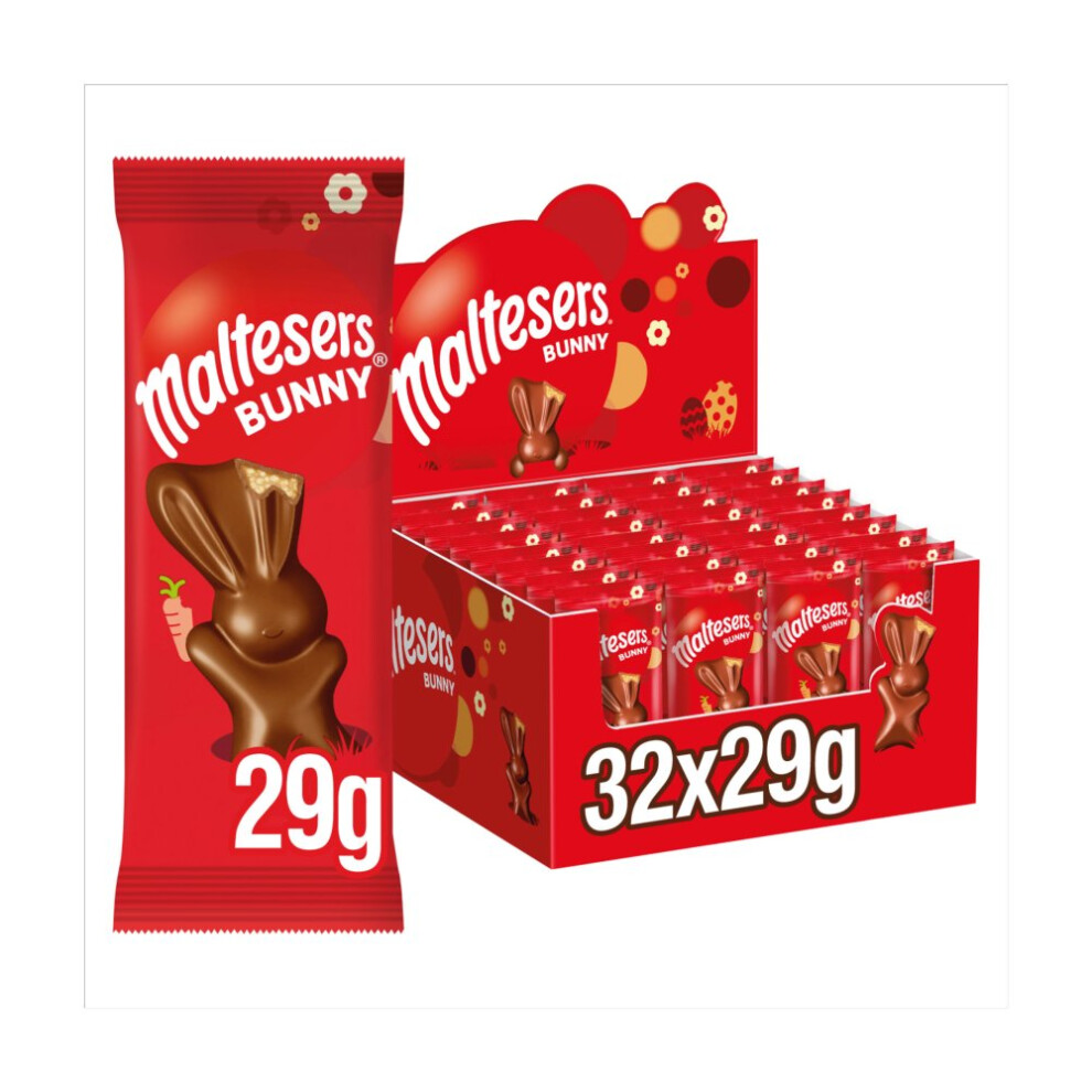 Maltesers Milk Chocolate Easter Bunny Bar 29G (Pack Of 32)
