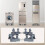 Washing Machine Stand Adjustable Refrigerator Raised Base Mobile Roller Bracket Wheel Home Bathroom 1