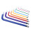 Hex Socket Wrench Set CRV Flat Head Extended Spraying Plastics Hex Key Tools Set Colourful Type E 1
