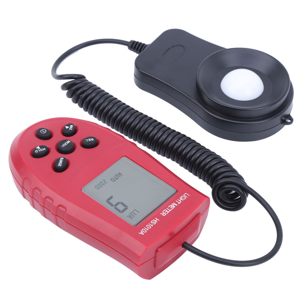 Digital Meter High Accuracy Auto‑Ranging Portable Luxmeter Photometer Hs1010a Light 4681323430017