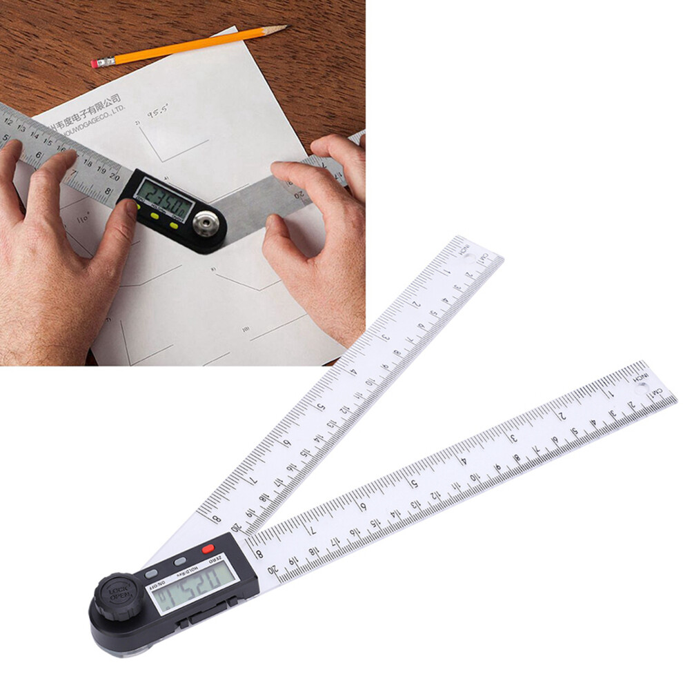 Digital Protractor Angle Ruler Finder Meter Digital Display Plastic Goniometer Zx Pd290 8791323429426