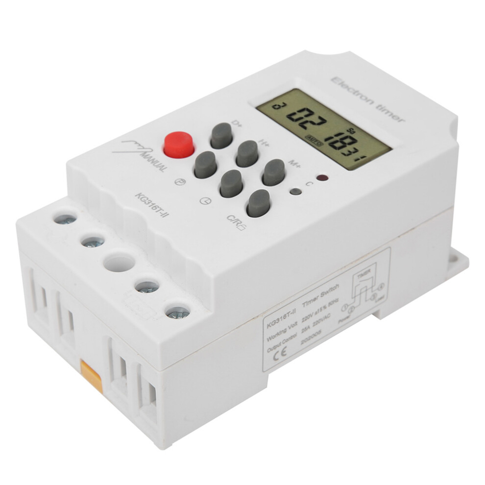 Digital Time Switch Lcd Display Microcomputer Electron Timer Switch Abs 220V Kg316tii 8721323430887