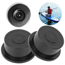 2Pcs PVC Surfboard Paddle Board Vent Hole Automatic Breathing Waterproof Accessoryblack