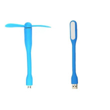 Multifunctional USB Mini Desktop Mini Fan With Universal USB Light Energy-Saving Portable LED Light-17034