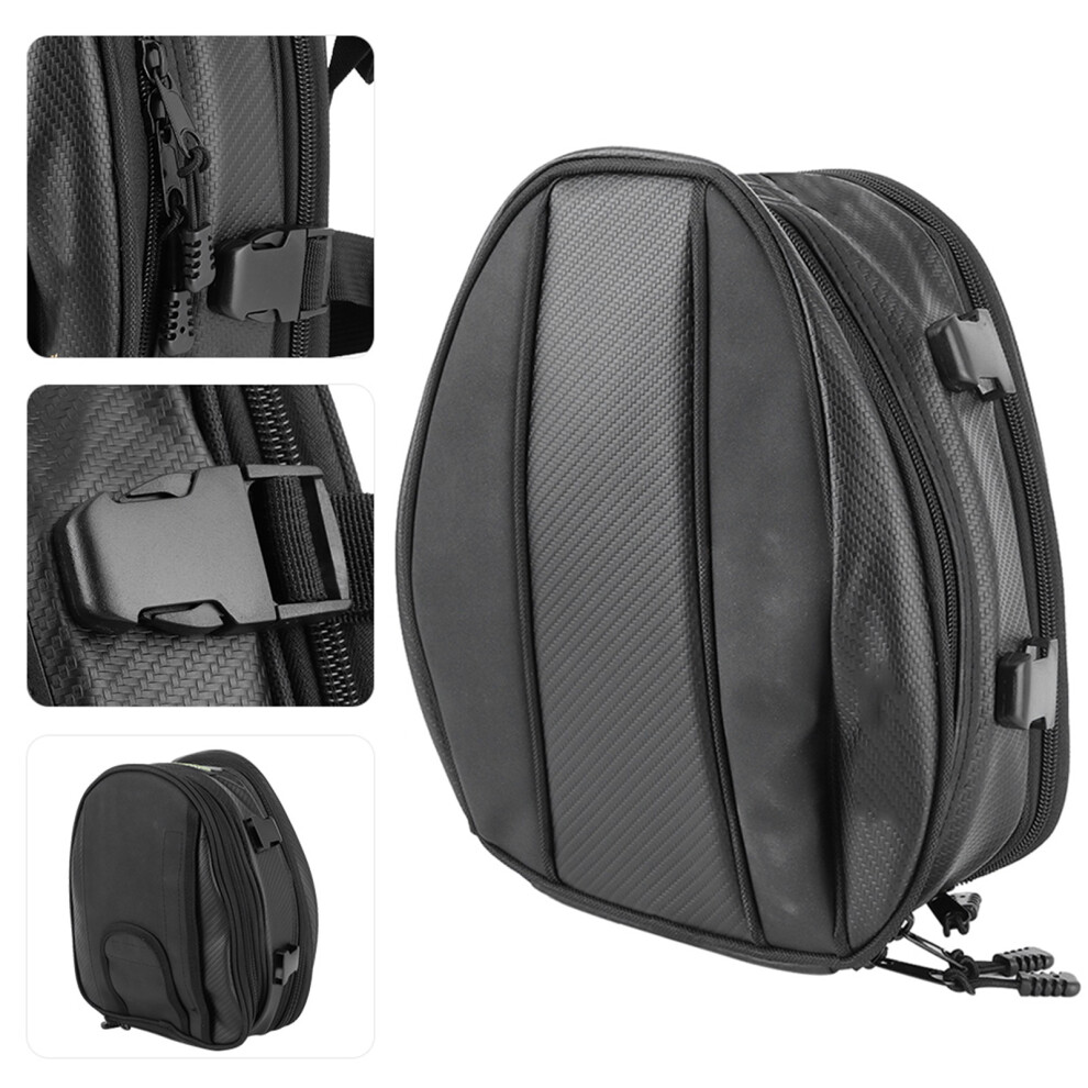 Motorcycle Rear Seat Bag Waterproof Back Saddle Helmet Tail Luggage Bags Box 8451323432214