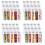 60Pcs 110Ml Plastic Test Tube,Clear Flat Test Tubes,Plastic Test Tubes With Screw Caps For Candy,Beans,Party 1