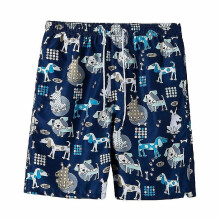 Men's Summer Cartoon Printed Beach Shorts