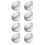 8 PCS Metal Silver Adapter Oven Switch Cooking Surface Control Locks-5395 1