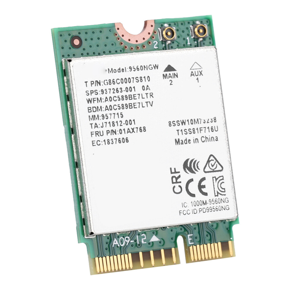 Wireless Card For Intel Dual Band Ac 9560Ngw Ngff 1.73Gbps For Bt5.0 M.2 Card Wireless Wifi 8741323436719