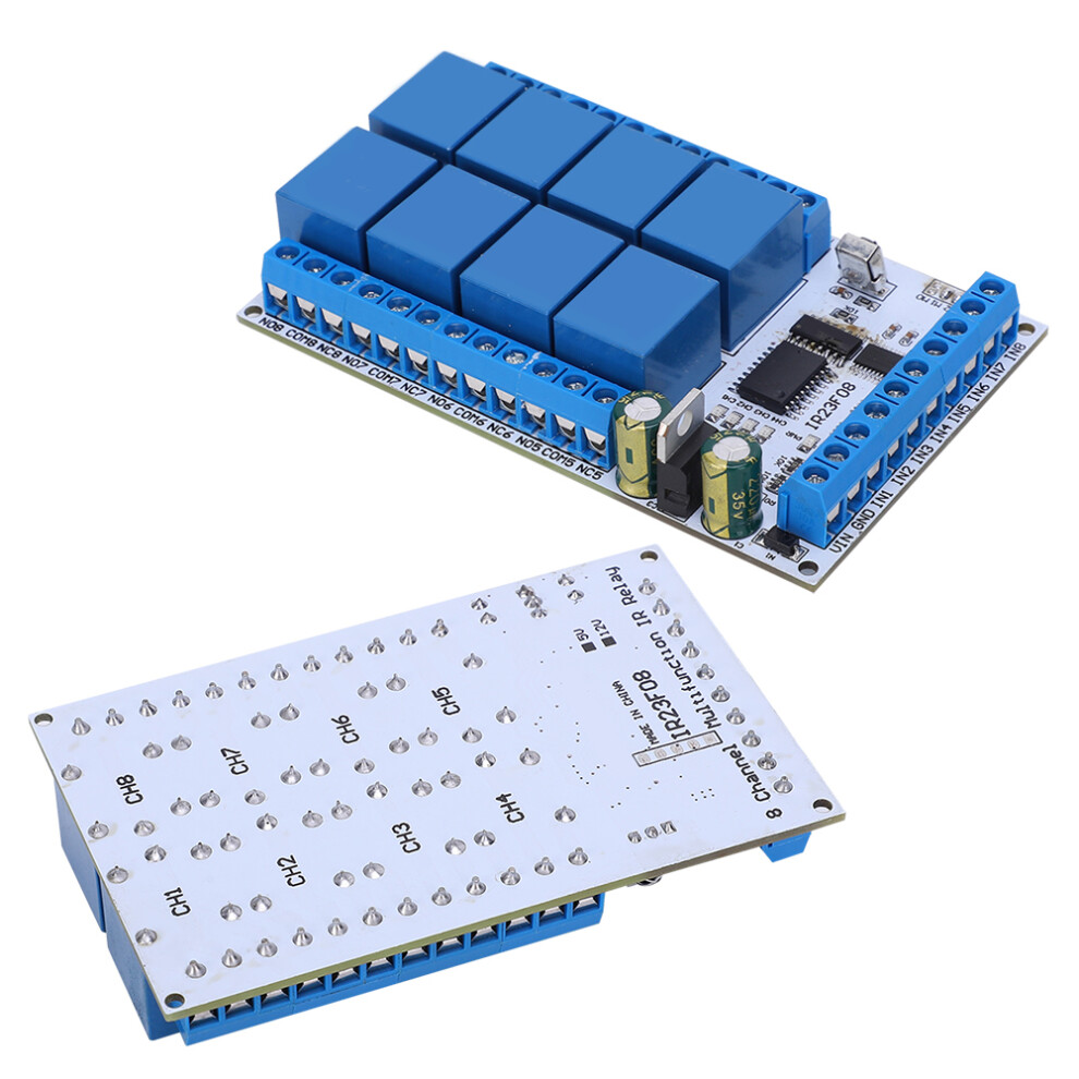 8 Channel Infrared Remote Control Switch Relay Multifunction Infrared Relay(12V ) 5001323437929