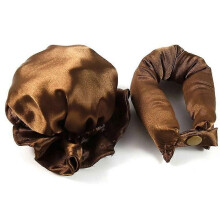 2Pcs Satin Heatless Curler For Long Hair. Hair Curls Curling Rod Curling Headband Ties Set-3564