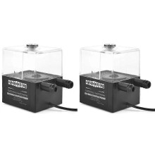 2X Ultra-Quiet SC-300T Water Pump Set For PC CPU Liquid Cooling System DC 12V 4W 150Ml Water Tank Small