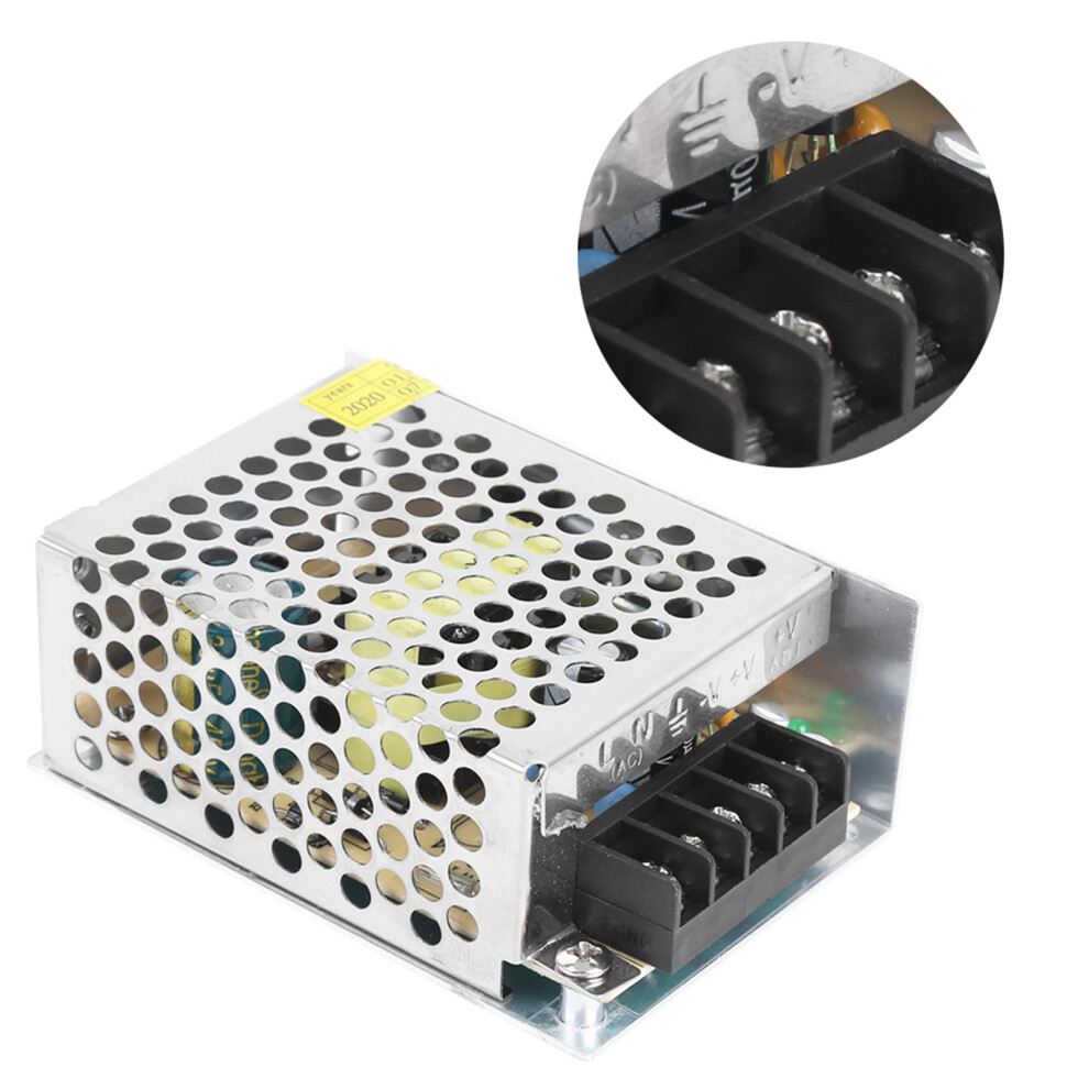 Switch Power Supply Driver Adapter Aluminum Alloy Dc24v Led Screen Strip 3D Printer(S-48-24Ï¼24V 2A 48Wï¼Ac100-240V ) Light 4651323438597