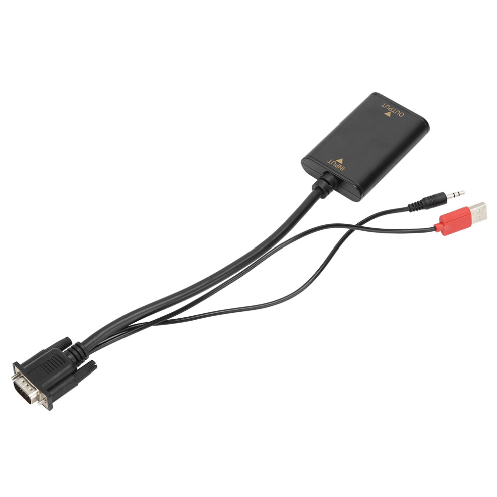 Usb Cable With Audio Adapter Vga Input To Hdmi Video Converter Excellent Performance 8781323442471