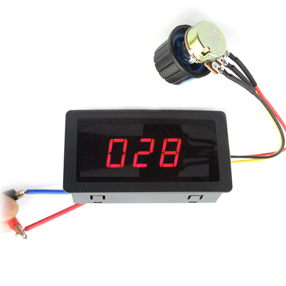 Direct-Current Speed Controller 24V Digital Dc Motor Speed Regulator Pwm Stepless Speed Control Switch 4231323443366