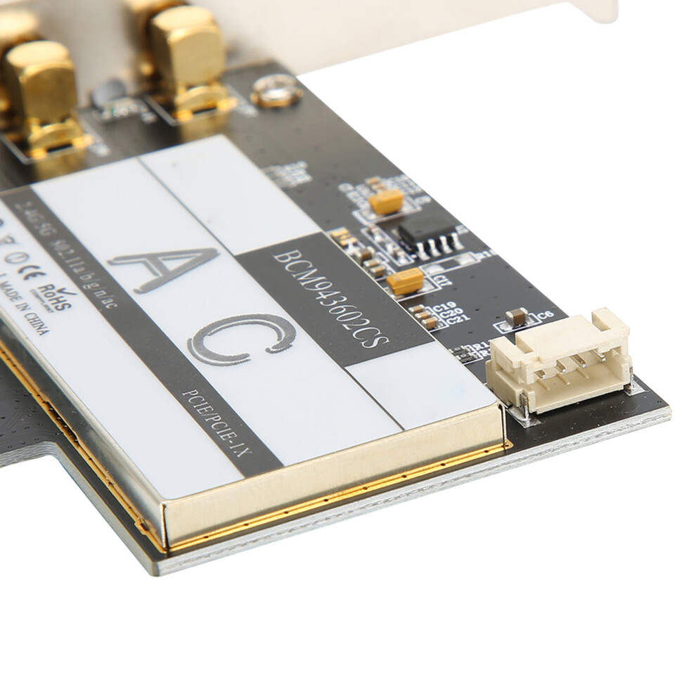 Wireless Card 802.11Ac Wifi + For Bluetooth 4.0 Desktop Wlan Card Pci E + 3 Antenna Bcm943602cs 7901323442580