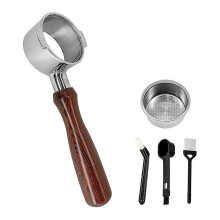 AD-Coffee 51Mm Bottomless Portafilter Compatible With Delonghi Icona ECP ECOV311 Espresso Machine, No