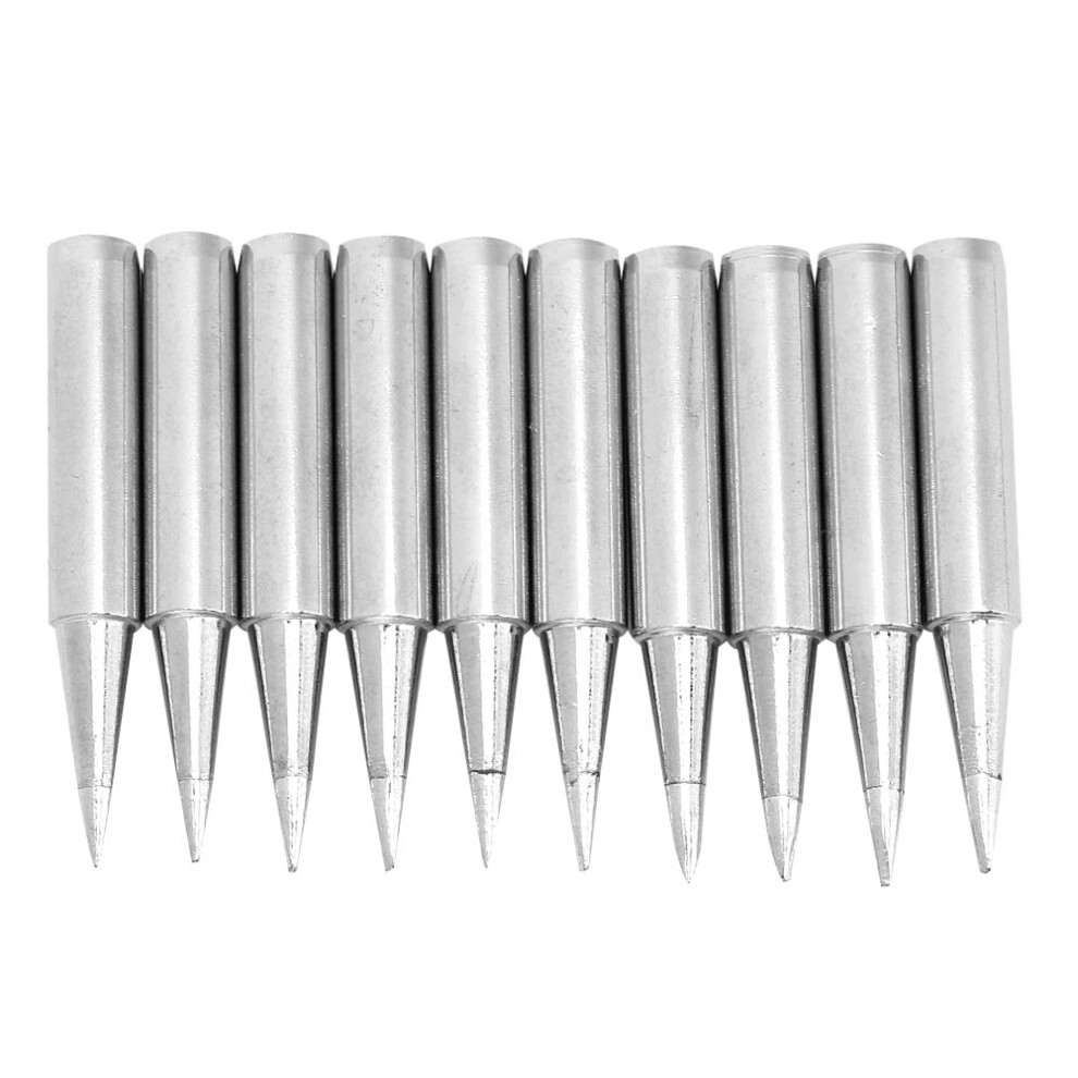 10Pcs Lead Free Solder Iron Tip Set Soldering Iron Tip Welding Tool Accessory 900Mt0.8d 9351323446954