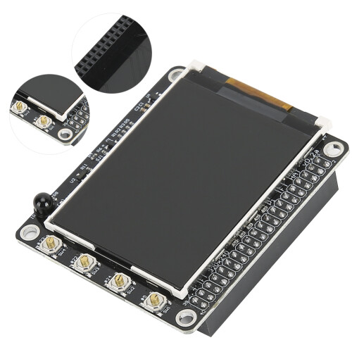 LCD Screen TFT Mini Display for Raspberry Pi 4B 3B 2b a 6 Button 2.4inch 320 x 240