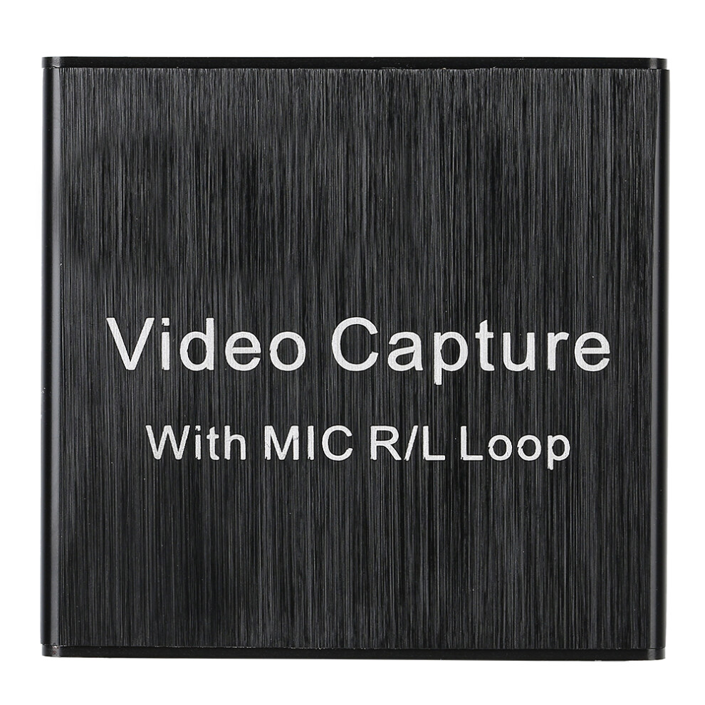Hdmi High Definition Usb Video Capture Card Game Live Microphone For Obs Recording Box 4K 9321323448876