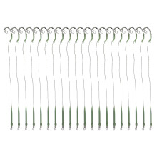 20 Stück Edelstahl-Karpfenangeln Haken 20cm/7,9 Zoll Angelzubehör Grün