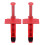 2PCS Brick Liner Runner Wire Drawer Bricklaying Tool Leveling Measuring Tool Engineering AccessoryRed 2