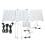 LED Red Infrared Light Panel 45W Wrinkle Removal Folding Light Therapy Device 100‑240VUK Plug 2