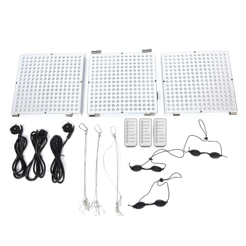 LED Red Infrared Light Panel 45W Wrinkle Removal Folding Light Therapy Device 100‑240VUK Plug 1