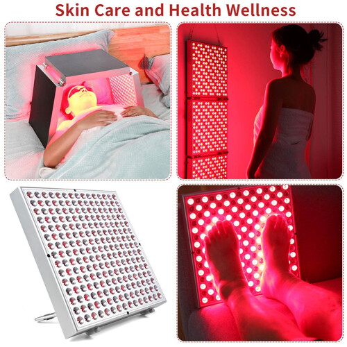 LED Red Infrared Light Panel 45W Wrinkle Removal Folding Light Therapy Device 100‑240VUK Plug 2
