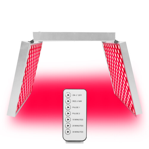 LED Red Infrared Light Panel 45W Wrinkle Removal Folding Light Therapy Device 100‑240VUK Plug