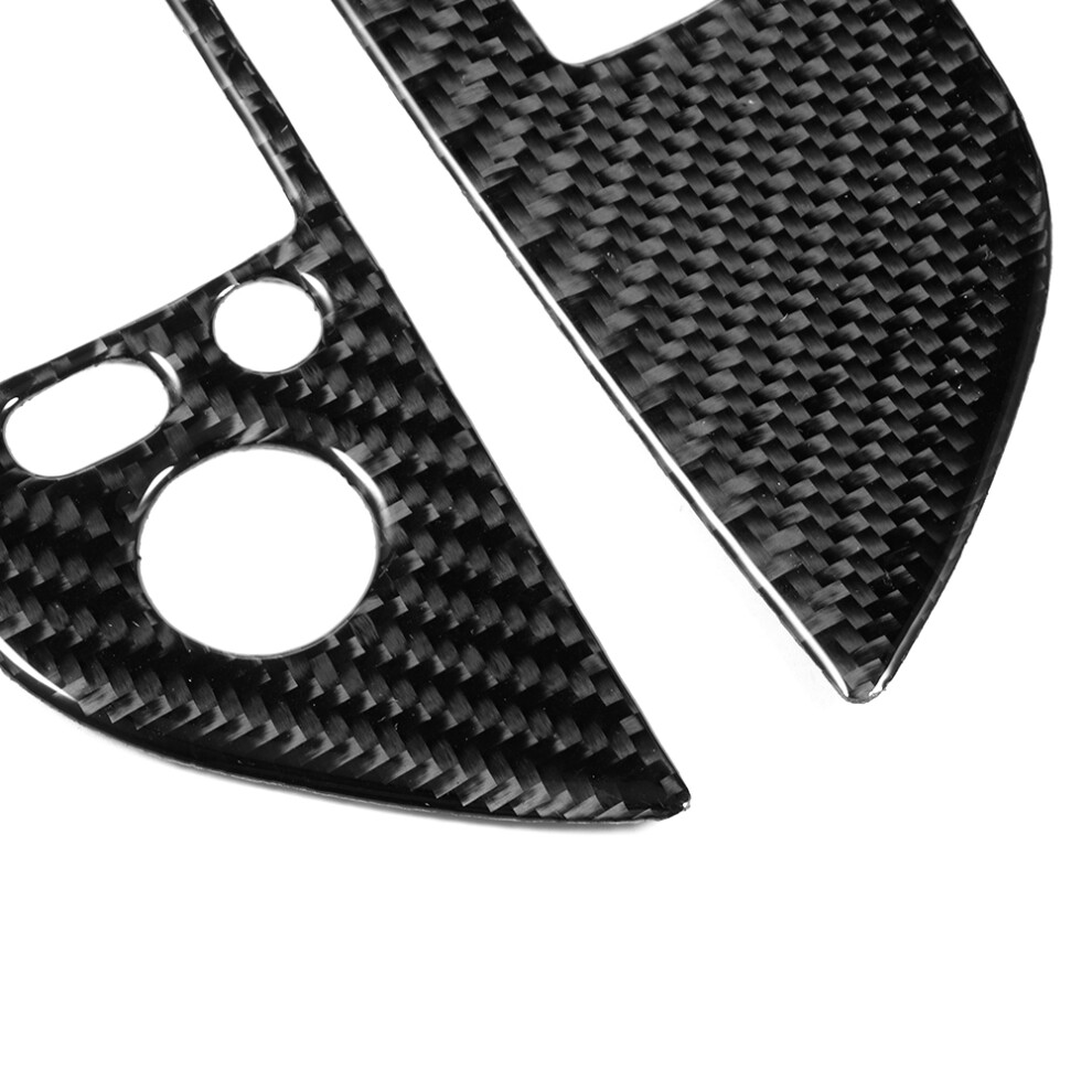 4Pcs Car Window Lift Panel Trim Carbon Fiber Strip Decoration Fit For X1/E84 2011Â2015 8231323456607
