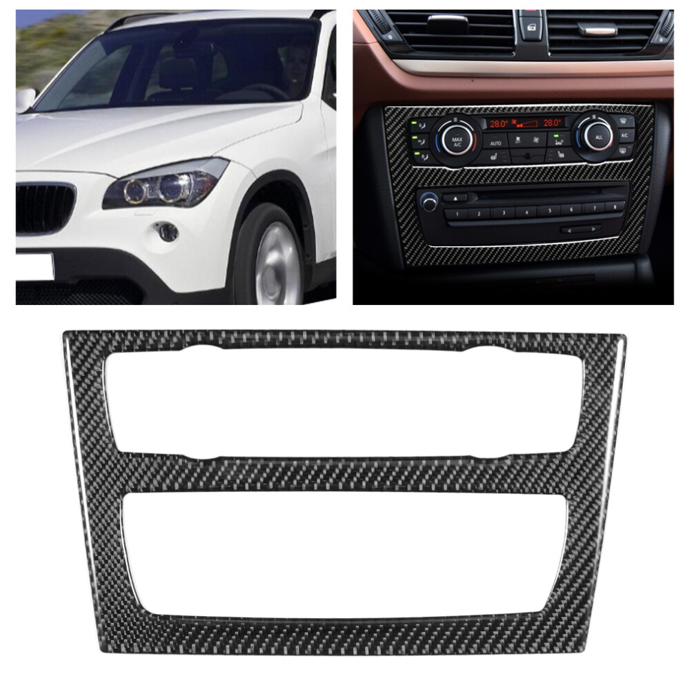 Central Control Air Conditioning Trim Frame Carbon Fiber Decor Fit For X1 E84 2011Â2015 9451323457889