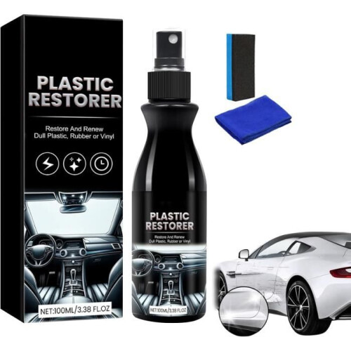 Autolackspray, Autolackmittel, Kunststoff-Außenrenovierer, Kunststoff-Restaurator