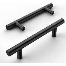 12er-Set Küchenschrankgriffe aus Edelstahl, 96 mm Achsabstand, VHV