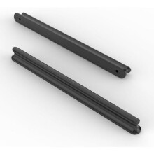 5er-Pack 192 mm schwarze Küchenschrankgriffe mit Schrauben für Schreibtische, Schubladen, Schränke und Kleiderschränke UK0047 VHV
