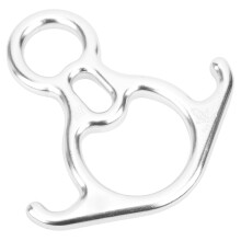 Bull Horn 8‑Shape Ring Descender Descent Control Device Downhill Rock Climbing Equipment