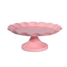Romantischer rosa Tortenständer, Hochzeitsaccessoires, Tortenständer aus Eisen, Desserttischdekoration, Tortenständer
