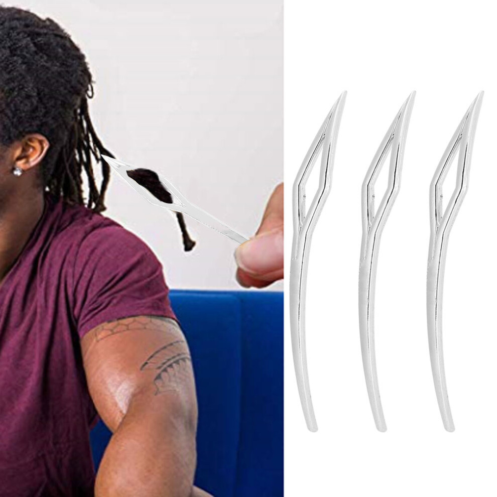Unisex Dreadlocks Interlocking Needles Crochet Hook Needle Hair Braiding Tools For Dreadlocks